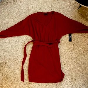 Lulu’s Burgundy Bodycon sweater dress